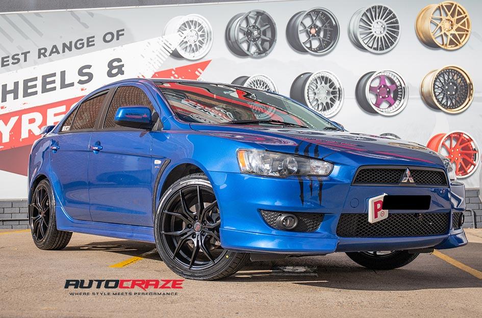 MITSUBISHI LANCER VENOM MATTE BLACK